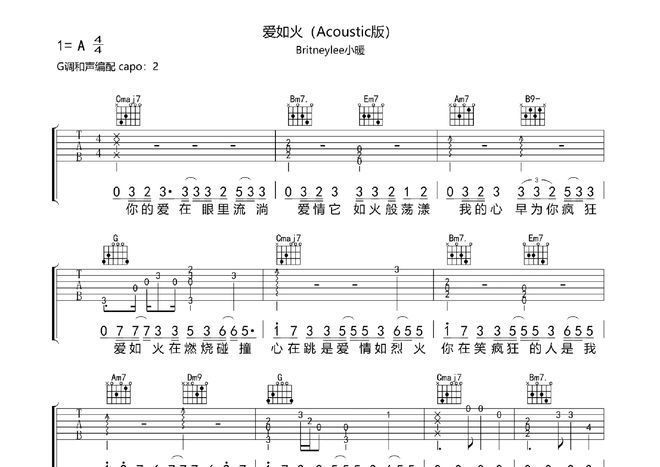 高德娱乐五首收集热门吉他谱：吉他弹唱初学必备(图3)