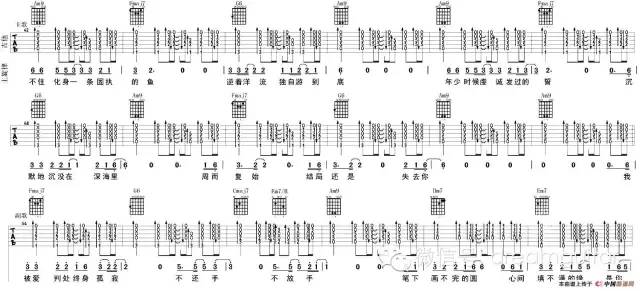 高德娱乐免费吉他乐谱下载_吉他初学乐谱(图5)